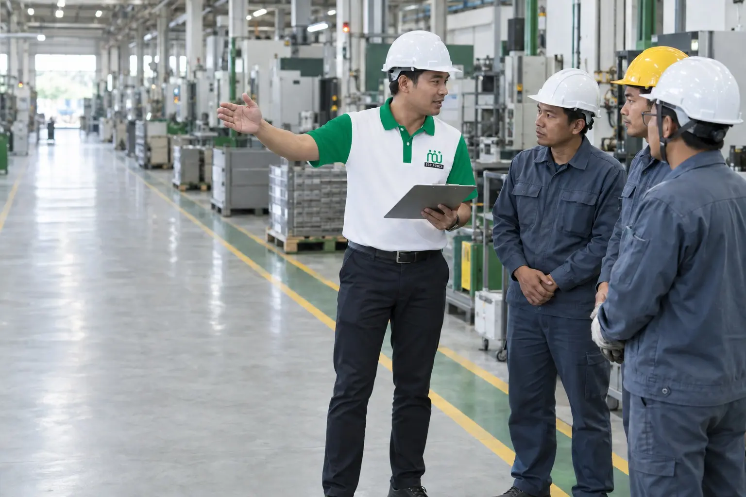 เจ้าหน้าที่ TOP POWER ให้คำปรึกษาบริการ Sub-Contract